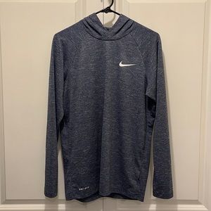 Nike Swim Men's Hooded Top in Blue